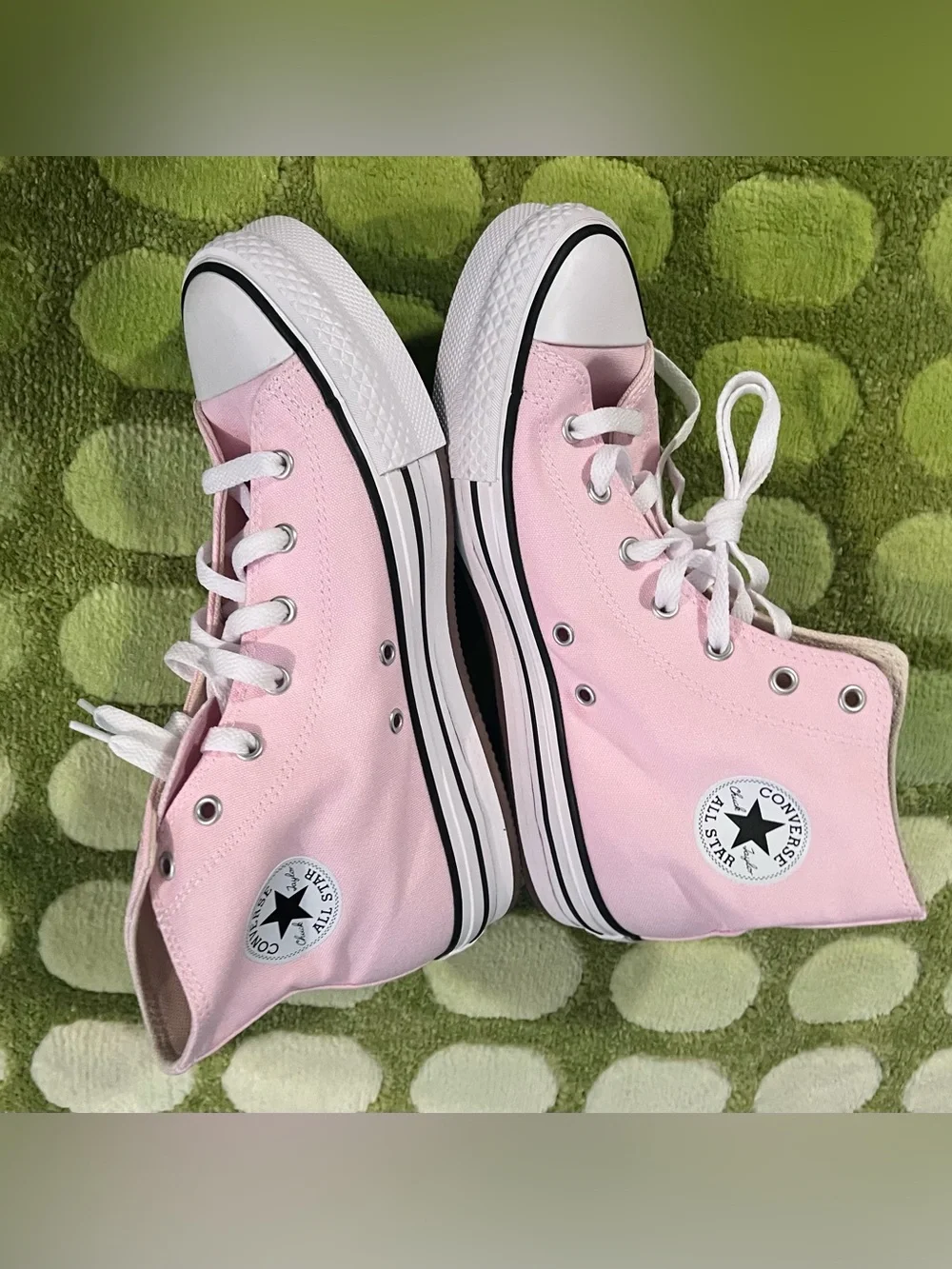 7 Converse Chuck Taylor All Star Pale Pink High-Top Canvas Sneakers shoes NEW - Picture 3 of 12